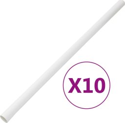 vidaXL vidaXL Rura elektroinstalacyjna z zaciskami, 30 mm, 10 m, PVC