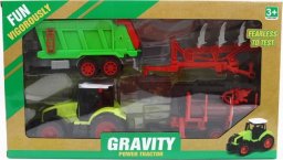 Gazelo Traktor zestaw z 3 maszynami 666-184C 08939