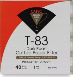  Orion CAFEC Filtry papierowe DARK Roast pojemność 1 filiżanka kolor biały sztuk 40