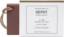  Trussardi Depot, 600 Body Solutions No. 602, Botanical Complex, Cleansing, Mystic Amber, Scented Soap Bar , 100 g For Men