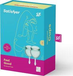 Satisfyer Satisfyer Feel Good Menstrual Cup Set Dark Green