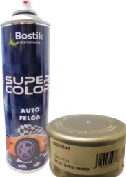 Bostik FARBA W SPRAYU LAKIER AKRYLOWY AUTO FELGA SREBRNY 500ML