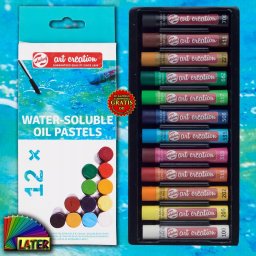  BRUYNZEEL SAKURA Talens Art Creation Water-soluble oil pastel set | 12 colours