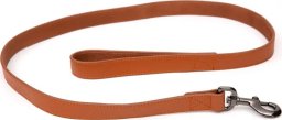 Paw Paw Love - Dog Leash leather (Large, 120x2,5cm) - Cognac