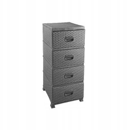 Triton Regał Rattan 38x45x90cm