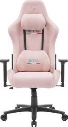 Fotel Arozzi Onex Short Pile Linen; Metal; Nylon base | Gaming Chairs | ONEX STC | Pink