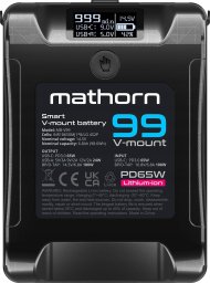 Akumulator Canyon Bateria Mathorn MB-V99 6800mAh PD65W OLED USB-C 99Wh V-mount