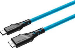 Kabel USB Ednet Kabel fotograficzny Mathorn MTC-230 2m 10Gbps USB C - MicroB ArcticBlue