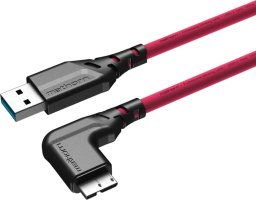 Kabel USB Ednet USB-A - micro-B 2 m Różowy (MTC-221M)