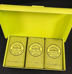 Floris Set Trio, Crabtree & Evelyn, West Indian Lime, Energising, Soap Bar, 3 pcs, 150 g For Men