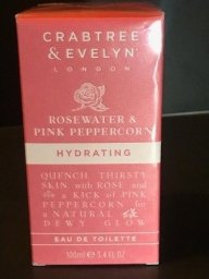 Molton Brown Crabtree & Evelyn, Rosewater & Pink Peppercorn, Eau De Toilette, For Women, 100 ml For Women