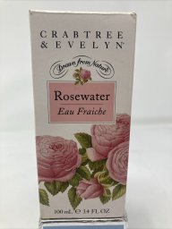 IKKS Crabtree & Evelyn, Rosewater, Eau De Toilette, For Women, 100 ml For Women