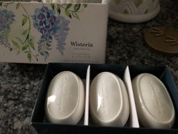 Floris Set Trio, Crabtree & Evelyn, Wisteria, Hydrating, Soap Bar, 3 pcs, 85 g For Women