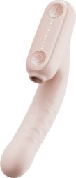 Masażer BoT Qingnan No.7 Thrusting Vibrator with  Suction Pink