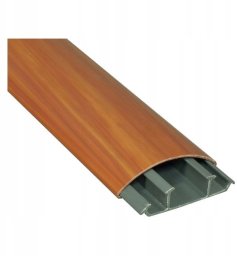 Akssj Listwa elektroinstalacyjna AKS MKE LPO 15X50 drewno ciemne 3K 111348