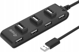  Equip Equip USB-Hub 7-Port 2.0  ->7x2.0      480Mbps o.Netzteil sw