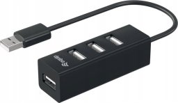 HUB USB Equip Equip USB-Hub 4-Port 2.0  ->4x2.0      480Mbps o.Netzteil sw