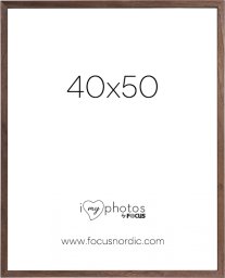 Ramka Focus Focus Rock Walnut veneer 40X50