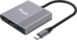 Kieszeń TRITON Equip 133488 zewnętrzna karta graficzna usb 3840 x 2160 px Czarny, Szary