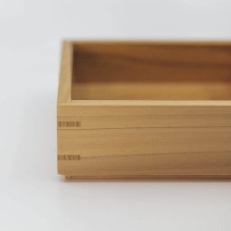 Scandinavian Home Hinoki stacking box small HOME