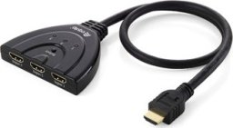 Przełącznik Equip Equip 332703 przełącznik KVM Czarny