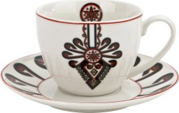  DUO Filiżanka porcelanowa 250 ml + spodek Parzenica