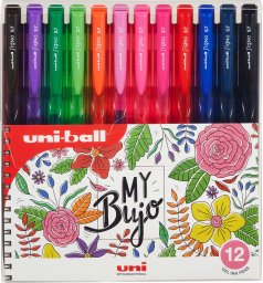 UNIBALL Gelpen Uni-Ball Signo My Bujo 0.7 mm med 12 stk. ass. farver