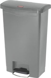 Kosz na śmieci Rubbermaid Rubbermaid Kosz z pedałem Slim Jim, 50 L, szary