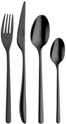 Pintinox CUTLERY SET 24 PCS FLORENCE BLACK PINTINOX