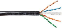 Emiter Kabel EmiterNet zewnętrzny żelowany UTP (U/UTP) kat.6 żel, drut 4x2x0,57, PE+GEL