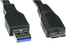 Kabel USB LAMA PLUS USB-A - microUSB 2 m Czarny