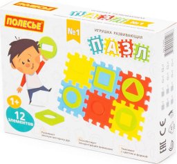 Polesie Zabawka edukacyjna Puzzle Nr1 12el pudełko 91406