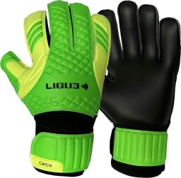  Ligue Rękawice bramkarskie Ligue Catch neon green-lime-black 5