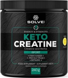 Solve Labs SolveLabs Kreatyna Keto creatine 240g o smaku cytrynowym