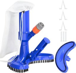 Aptel ODKURZACZ do basenu oczka wodnego basenowy zestaw niebieski DA176