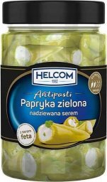 Greek Trade Helcom Antipasti Papryka zielona nadziewana serem 327 ml