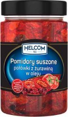 Greek Trade Helcom Pomidory suszone połówki z żurawiną w oleju 327 ml