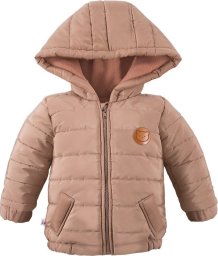 Eevi Kurtka zimowa dla chłopca brązowa z kapturem Eevi Cars&Bears 68