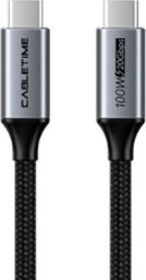 Kabel USB Extra Digital USB-C - USB-C 1 m Czarny (CA913312)