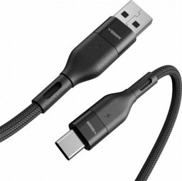 Kabel USB Veger VEGER kabel USB A do Typ C PD 5A 100W AC03 1,2 m czarny