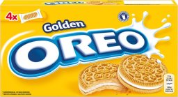 Mondelez Oreo Golden Ciastka z nadzieniem o smaku waniliowym 176 g (16 sztuk)