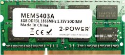 Pamięć 2-Power Pamięć RAM1x 8GB2-POWERSO-DIMMDDR31866MHzPC3-14900|MEM5403A