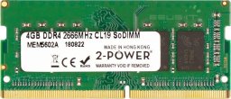 Pamięć do laptopa 2-Power Pamięć RAM1x 4GB2-POWERSO-DIMMDDR42666MHzPC4-21300|MEM5602A