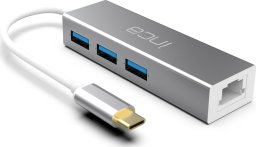 HUB USB Inca INCA Adapter ITPC-3T Typ C > 3XUSB-A, 1xRJ45, 1000mbps