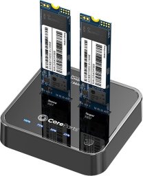 HUB USB CoreParts CoreParts MS-CLONER-NVME stacja dokująca do dysków twardych USB 3.2 Gen 2 (3.1 Gen 2) Type-C Czarny