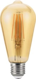 BestService Żarówka LED Lumax Amber LC151 12W E27 ST64 1300LM bursztynowa dekoracyjna filament