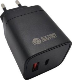 Ładowarka Extra Digital Kroviklis EXTRA DIGITAL GaN USB Type-C, USB Type-A: 45W, PPS