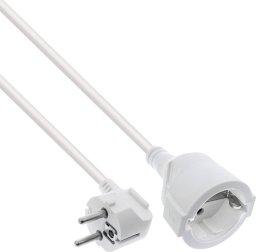 Kabel zasilający InLine InLine® Power Extension Cable angeld Type F white 10m