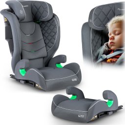 Fotelik samochodowy Nukido Fotelik samochodowy Nukido Louis szary 15-36 kg ISOFIX