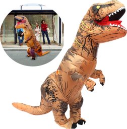  ZOLTA Przebranie dmuchany dinozaur T-rex 2,5m Wentylator